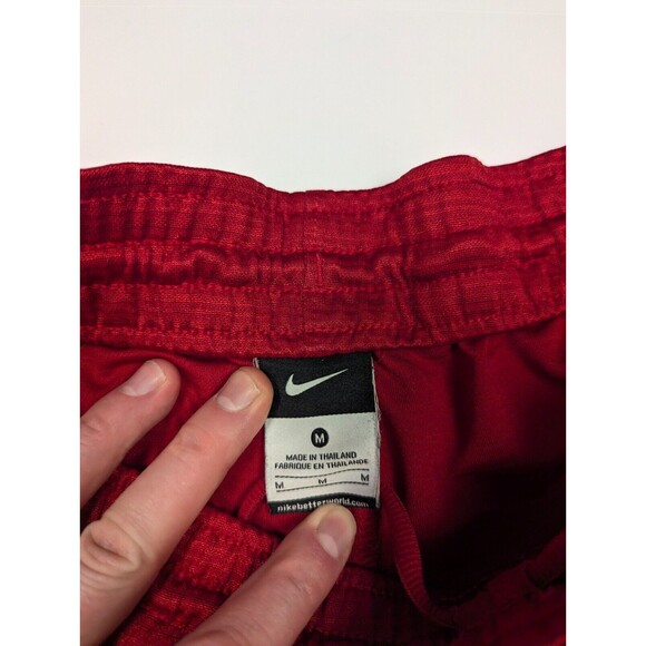 Nike Basketball Active Performance Shorts Red Medium Mens - Picture 4 of 6